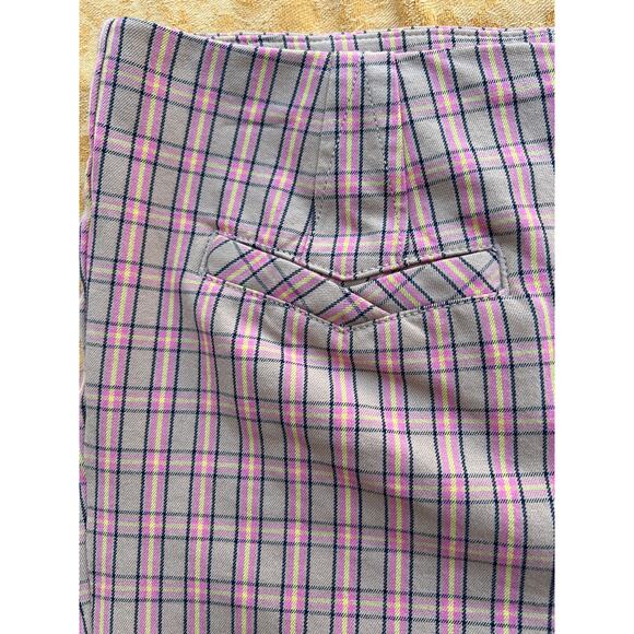 Anthropologie Plaid Essential Slim Short: Size US 8 - Picture 2 of 8